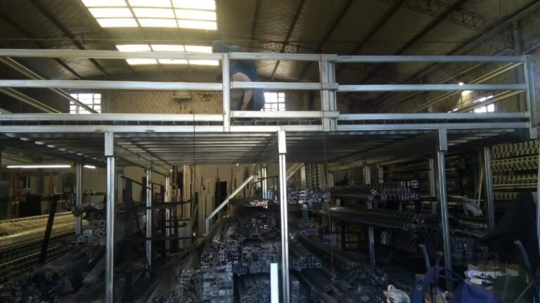Entrepiso metalico de tablillas galvanizadas