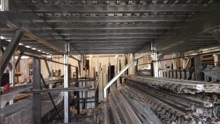 Entrepiso metalico de tablillas galvanizadas