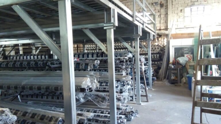 Entrepiso metalico de tablillas galvanizadas